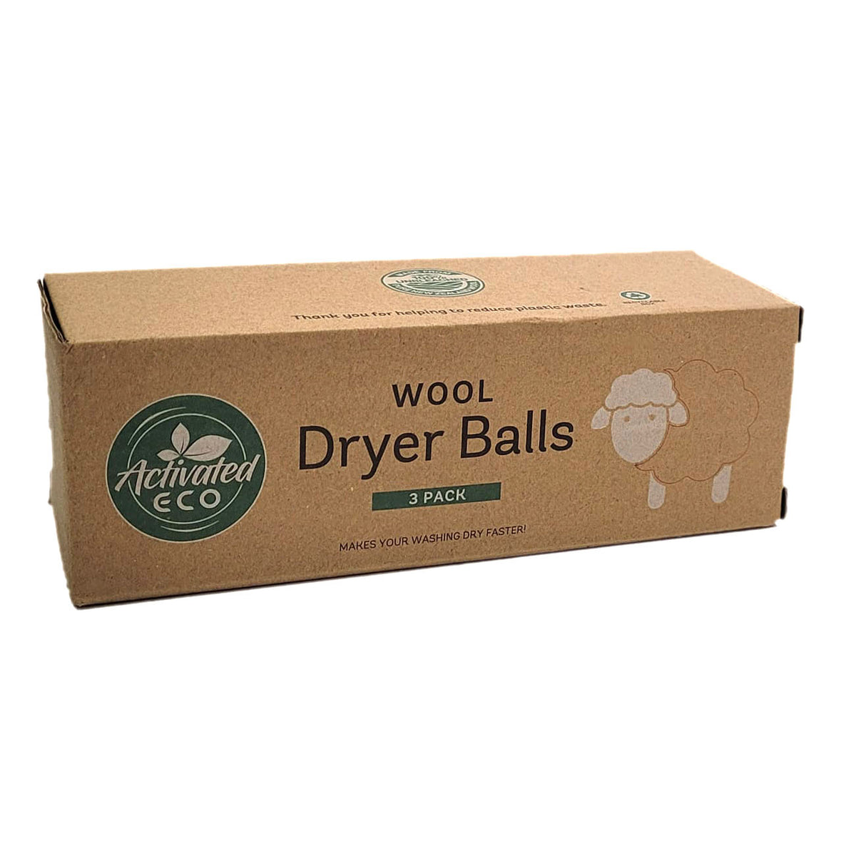 Wool Dryer Balls 3-Pack