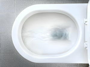 how to clean poop stains from toilet bowl