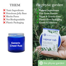 The Physic Garden Natural Vapour Rub
