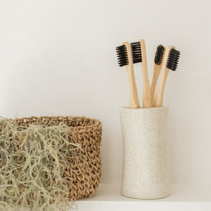 Bamboo Toothbrush Set - 4 Pack