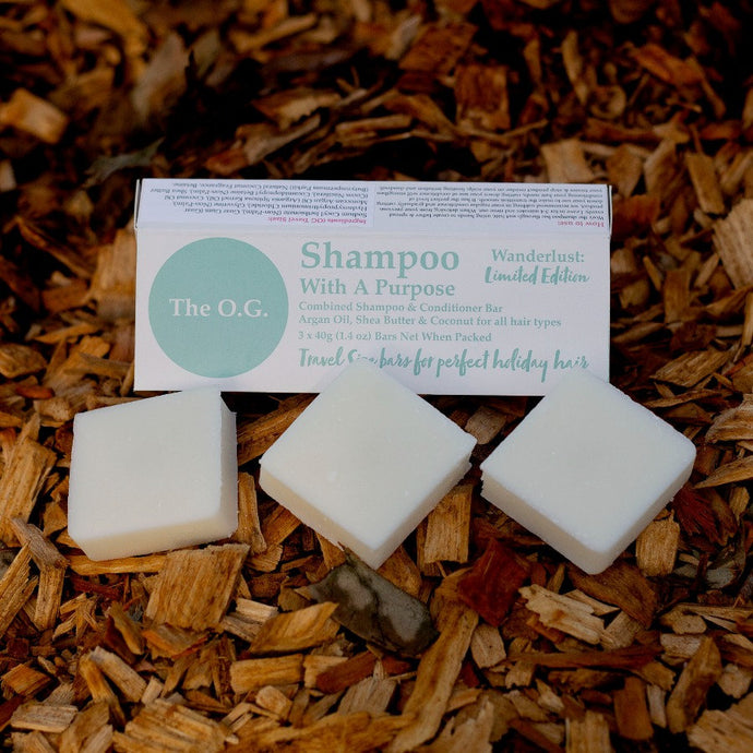 Wanderlust Travel Size: OG Shampoo Bars 3 x 40g