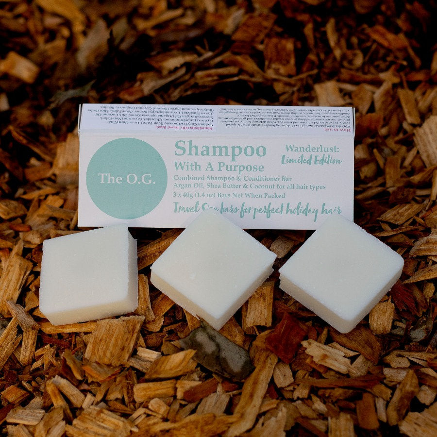 Wanderlust Travel Size: OG Shampoo Bars 3 x 40g