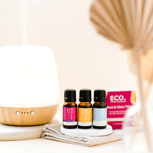Bliss Diffuser & Rest & Glow Essential Oil Trio