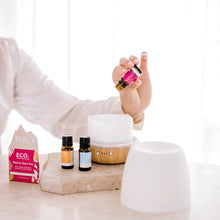 Bliss Diffuser & Rest & Glow Essential Oil Trio