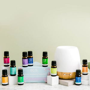 Bliss Diffuser & Ultimate Wellbeing Essential Oil Collection