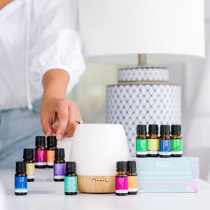Bliss Diffuser & Ultimate Wellbeing Essential Oil Collection