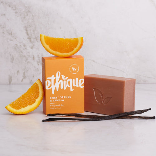 Ethique Solid Bodywash Bar Sweet Orange & Vanilla 120g