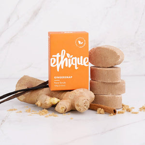 Ethique Gingersnap Gentle Solid Face Scrub 100g