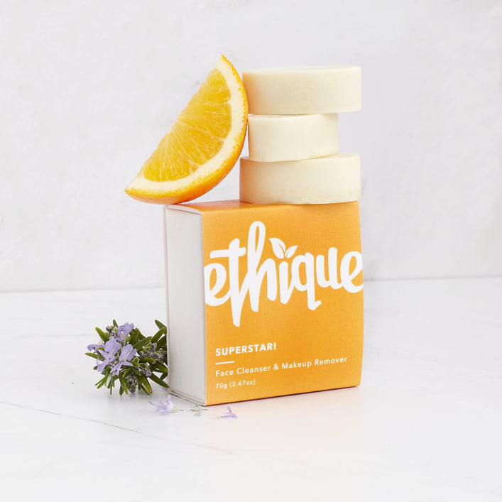 Ethique SuperStar! Solid Face Cleanser And Makeup Remover 65g