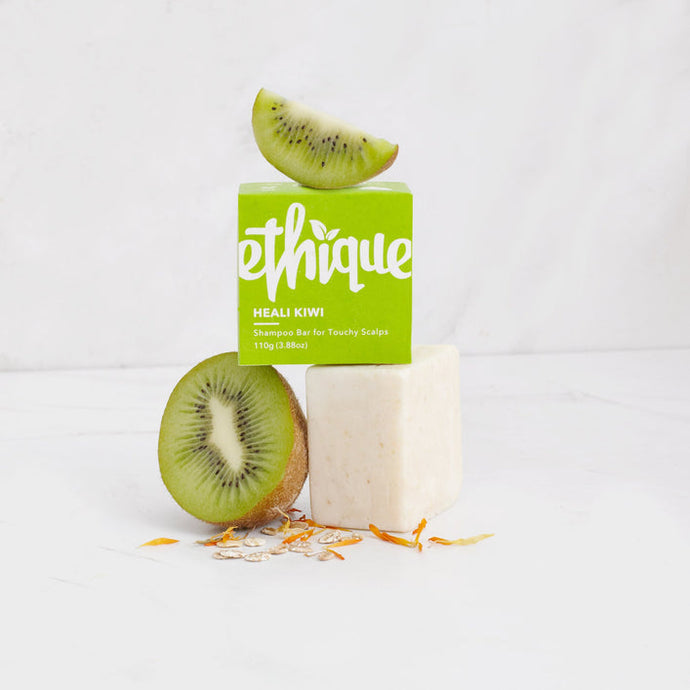 Ethique Heali Kiwi Calming Solid Shampoo Bar 110g