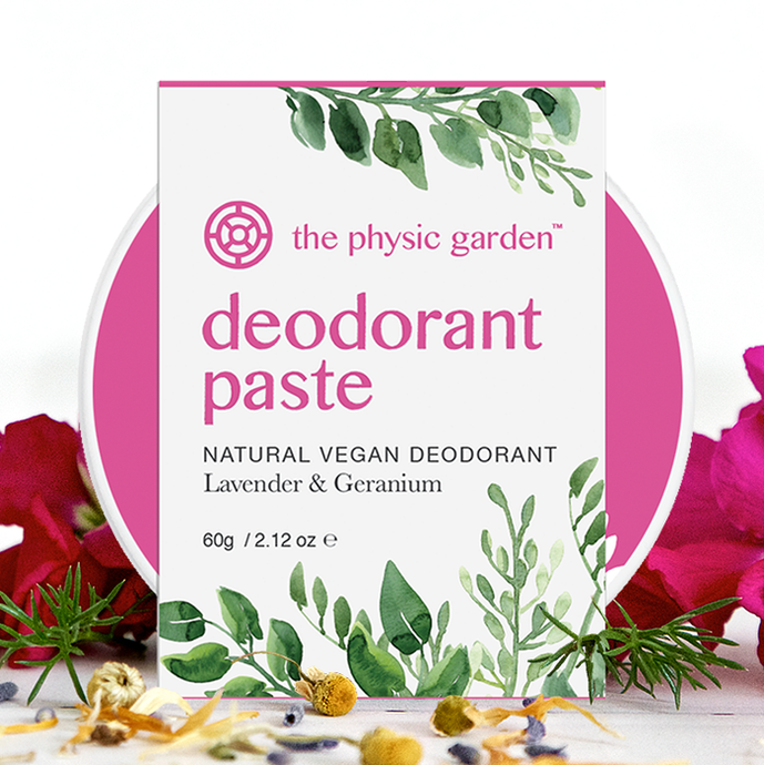 The Physic Garden Lavender & Geranium Deodorant 60g