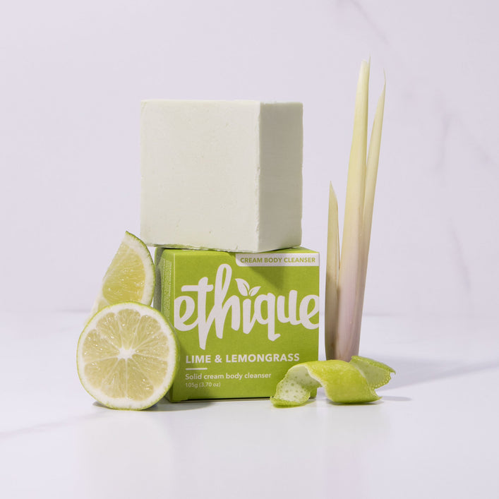 Ethique Lime & Lemongrass Solid Cream Body Cleanser 105g
