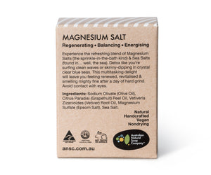 Magnesium Salt Detoxifying Cleanser Bar