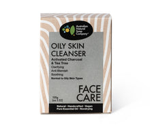 Oily Skin Facial Cleanser Bar - Activated Charcoal & Tea Tree