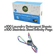 Laundry Detergent Sheets & Infinity Pegs Bundle