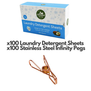 Laundry Detergent Sheets & Infinity Pegs Bundle