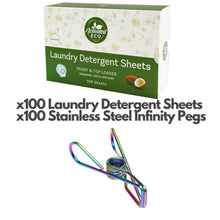 Laundry Detergent Sheets & Infinity Pegs Bundle