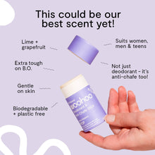 Woohoo All Natural Deodorant Stick Pop - Extra Strength 60g