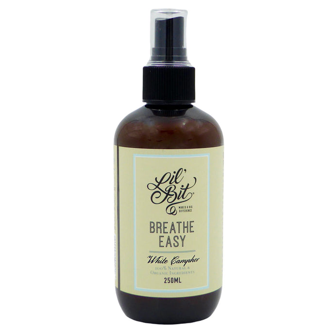 Lil'Bit Breathe Easy White Camphor Room/Pillow Spray & Steam Inhalant 250ml