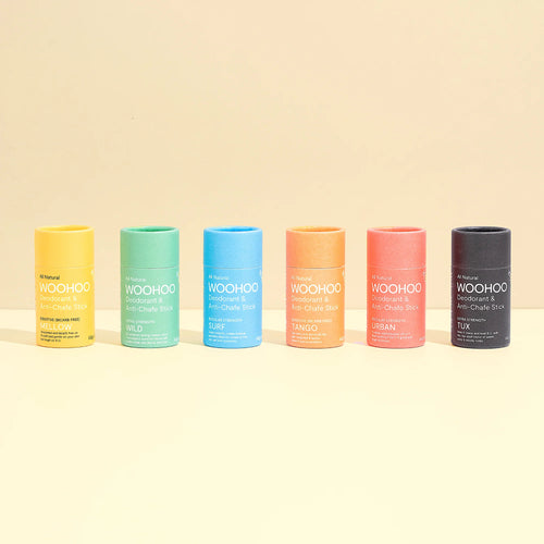 Woohoo All Natural Deodorant Family Pack - 6x Sticks