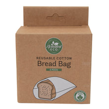 Organic Cotton Bread Bag 2 Pack