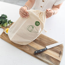 Organic Cotton Bread Bag 2 Pack