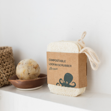 Compostable Loofah Sponge - 4 Pack