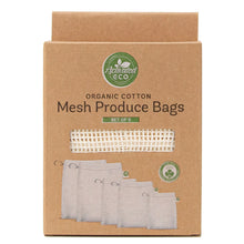 Organic Cotton Mesh Produce Bags - Set of 5
