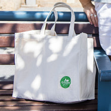 Organic Cotton Tote Shopping Bag with Pockets