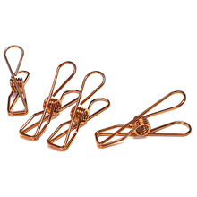 Rose Gold Stainless Steel Infinity Clothes Pegs 60 Pack
