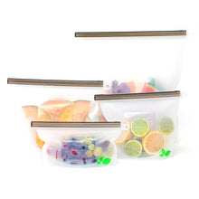 Silicone Food Storage Pouches - Set of Four