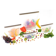 Silicone Food Storage Pouches - Set of Four