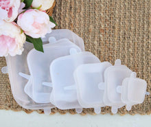 Square Silicone Food Covers 6 Pack
