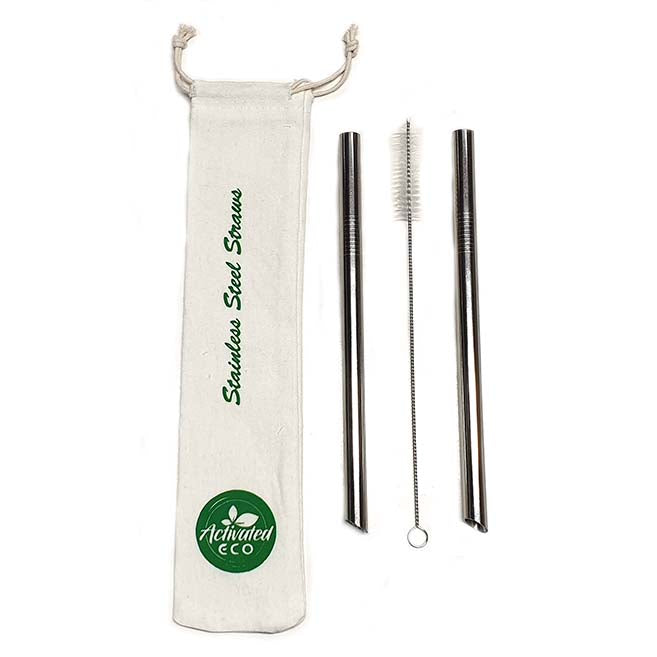 Stainless Steel Bubble Tea Straw Kit
