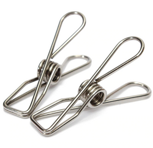 Stainless Steel Infinity Clothes Pegs 100 Pack