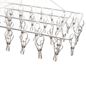 Stainless Steel Sock Hanger 316 Marine Grade with 36x Pegs