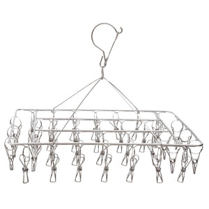 Stainless Steel Sock Hanger 316 Marine Grade with 36x Pegs