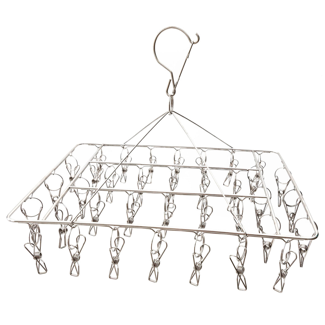 Stainless Steel Sock Hanger 316 Marine Grade with 36x Pegs
