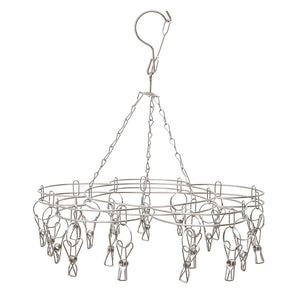 Stainless Steel Sock Hanger 316 Marine Grade with 20x Pegs