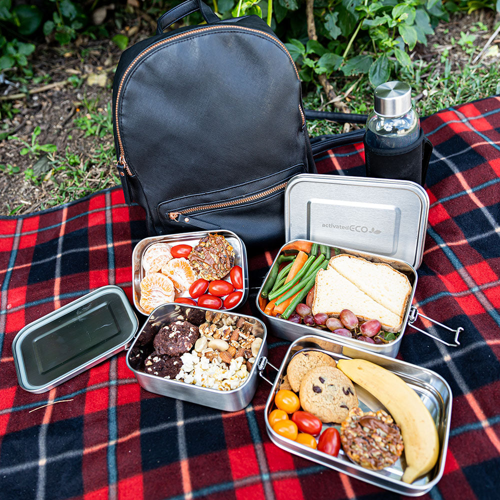 Stainless Steel Lined, Double-Layer Lunch Box — 1000 Hours Outside