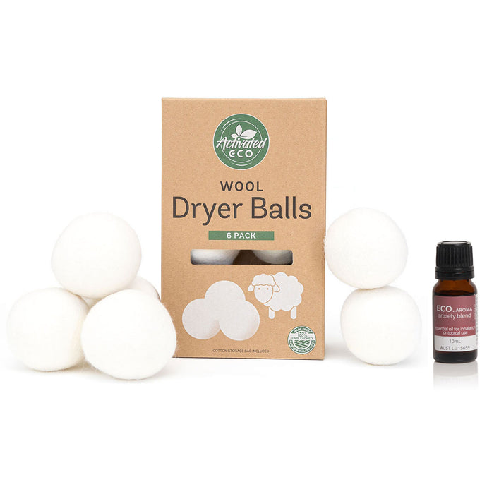 Wool Dryer Balls & Essential Oil Bundle